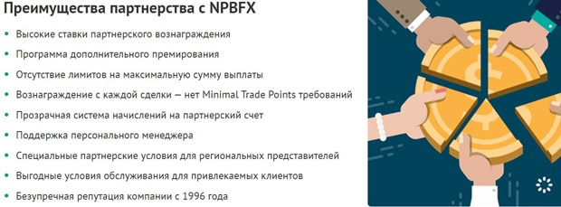 Program partnerski Nefteprombank Forex