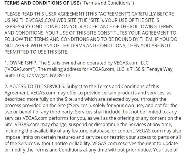 umowa z klientem vegas.com