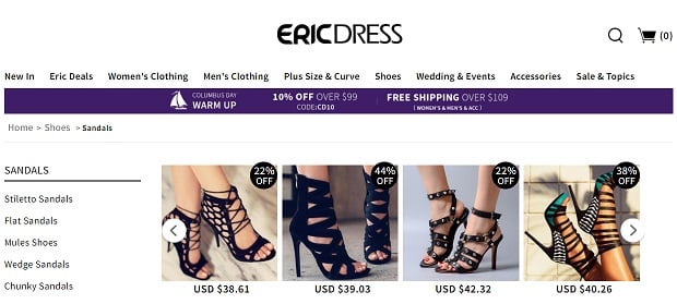Ericdress sprzedaż butów