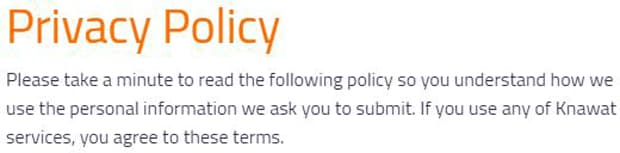 polityka prywatności knawat.com