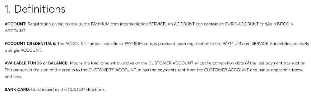 umowa z paymium.com