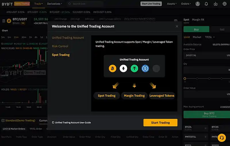 ByBit Start Trading