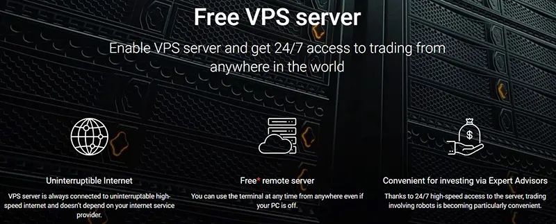 roboforex.com Free VPS server
