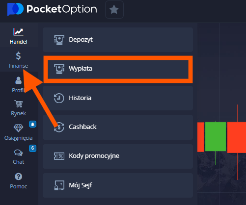 Jak wypłacić środki z konta Pocket Option